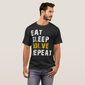 eet slaap oplossen t-shirt (Voorkant volledig)