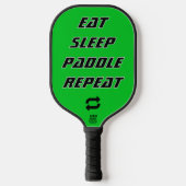 Eet Slaap Paddle Herhaal - Aanpasbare Pickleball (Voorkant)