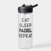 Eet slaap padel Herhaal padel speler eenvoudig Waterfles (Links)