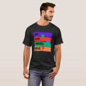 EET SLAAP PAINTBALL HERHALEN T-SHIRT (Voorkant volledig)
