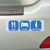 Eet Slaap Palestina Bumpersticker (Op auto)
