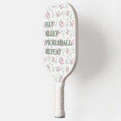 Eet Slaap Pickleball Herhaal Bloem Paddle (Links)