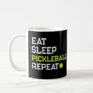 Eet Slaap Pickleball Herhaal Grappig  Koffiemok