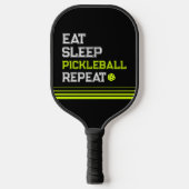 Eet Slaap Pickleball Herhaal Grappig  Paddle (Voorkant)