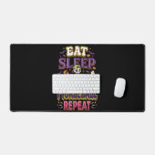 Eet Slaap Pickleball Herhaal Pickleball Bureaumat (Keyboard & Muis)