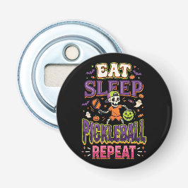 Eet Slaap Pickleball Herhaal Pickleball Button Flesopener