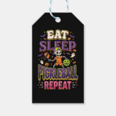 Eet Slaap Pickleball Herhaal Pickleball Cadeaulabel (Voorkant)