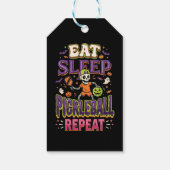 Eet Slaap Pickleball Herhaal Pickleball Cadeaulabel (Achterkant)