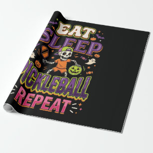 Eet Slaap Pickleball Herhaal Pickleball Cadeaupapier