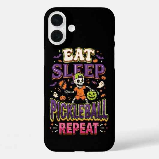 Eet Slaap Pickleball Herhaal Pickleball Case-Mate iPhone Case (Achterkant)