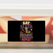 Eet Slaap Pickleball Herhaal Pickleball Labels (Aangebracht)