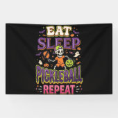 Eet Slaap Pickleball Herhaal Pickleball Spandoek (Horizontaal)