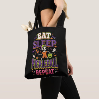 Eet Slaap Pickleball Herhaal Pickleball Tote Bag