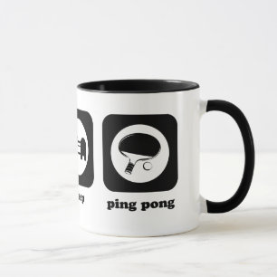 Eet. Slaap. Ping Pong. Mok