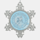 Eet, Slaap, Play Hockey Tree Ornament (Voorkant)