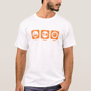Eet. Slaap. Pool. T-shirt