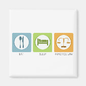 Eet slaap, praktijkrecht magneet (Voorkant)