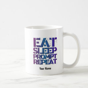 Eet, Slaap, PROMPT, Herhaal - ESPRT1 Koffiemok