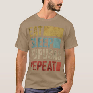 Eet Slaap Pupusas El Salvador Eten jongen T-shirt