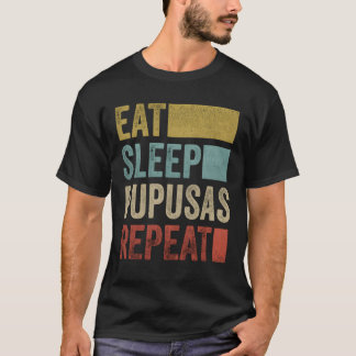 Eet Slaap Pupusas El Salvador Eten Pupusas familie T-shirt