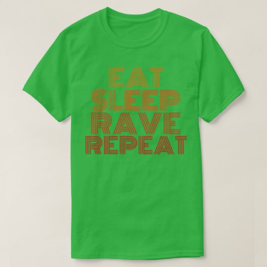 Eet slaap ravage1 t-shirt (Design voorkant)