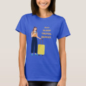 Eet Slaap Reizen Herhaal Reizen Liefhebber T-shirt (Voorkant)