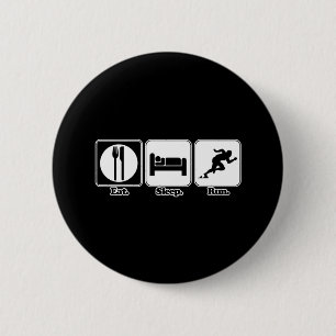 eet slaap ren ronde button 5,7 cm