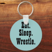 Eet. Slaap. Rest. Button Sleutelhanger (Voorkant)
