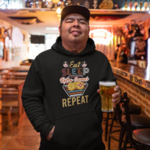 Eet Slaap Retro Spelletjes Herhaal - Gamer Hoodi Hoodie