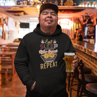 Eet Slaap Retro Spelletjes Herhaal -  Gamer Hoodi Hoodie