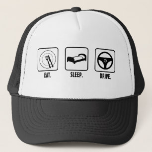 Eet. Slaap. Rijden. Trucker Pet