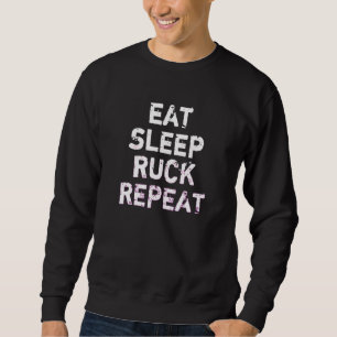 Eet Slaap Ruck Herhaal Rugby Trui