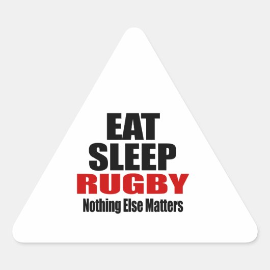EET SLAAP RUGBY STICKER (Voorkant)