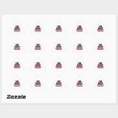 EET SLAAP RUGBY STICKER (Vel)