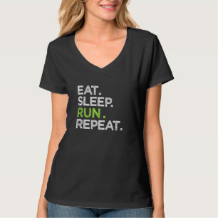 Eet Slaap Run Herhaal Liefde Hardlopen Sport T-shirt