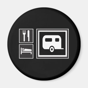 Eet. Slaap. RV! Magneet