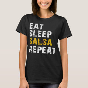 eet slaap salsa t-shirt