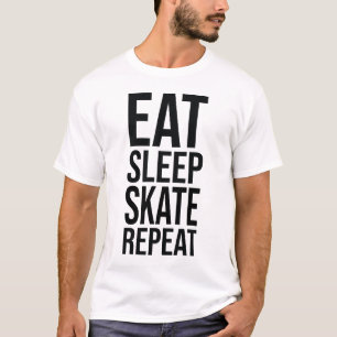Eet, Slaap, Schaats, Herhaal T-shirt