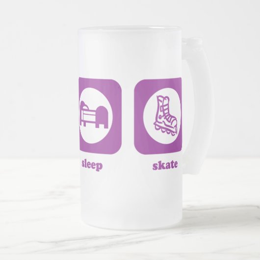 Eet. Slaap. Schaats. Mok (Voorkant rechts)