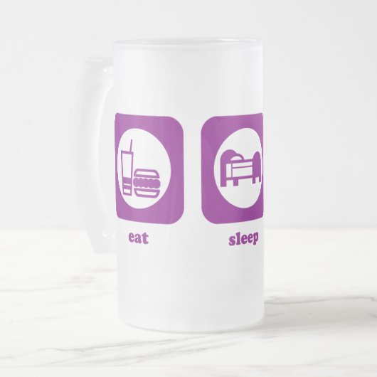 Eet. Slaap. Schaats. Mok (Voorkant links)