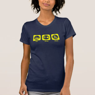 Eet. Slaap. Schaats. T-shirt