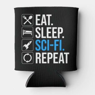 Eet slaap Sci-Fi Herhaal Blikjeskoeler