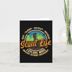 Eet Slaap Scout Herhaal - Beste Scout Life Hiking Kaart