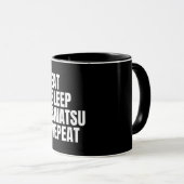 Eet Slaap Shiatsu Herhaal Mok (Voorkant rechts)