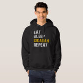 eet slaap Sikaran Hoodie (Voorkant volledig)