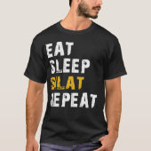 eet slaap Silat T-shirt (Voorkant)