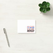 Eet slaap sim race herhaal voor sim racing fans post-it® notes (Kantoor)