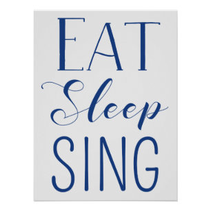 Eet, Slaap, Sing Poster