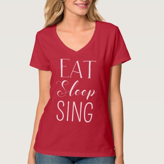 Eet, Slaap, Sing Shirt (Voorkant)