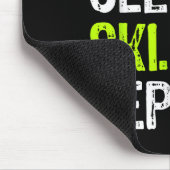 Eet Slaap Ski Herhaal Skiën Lover Leuk Muismat (Hoek)